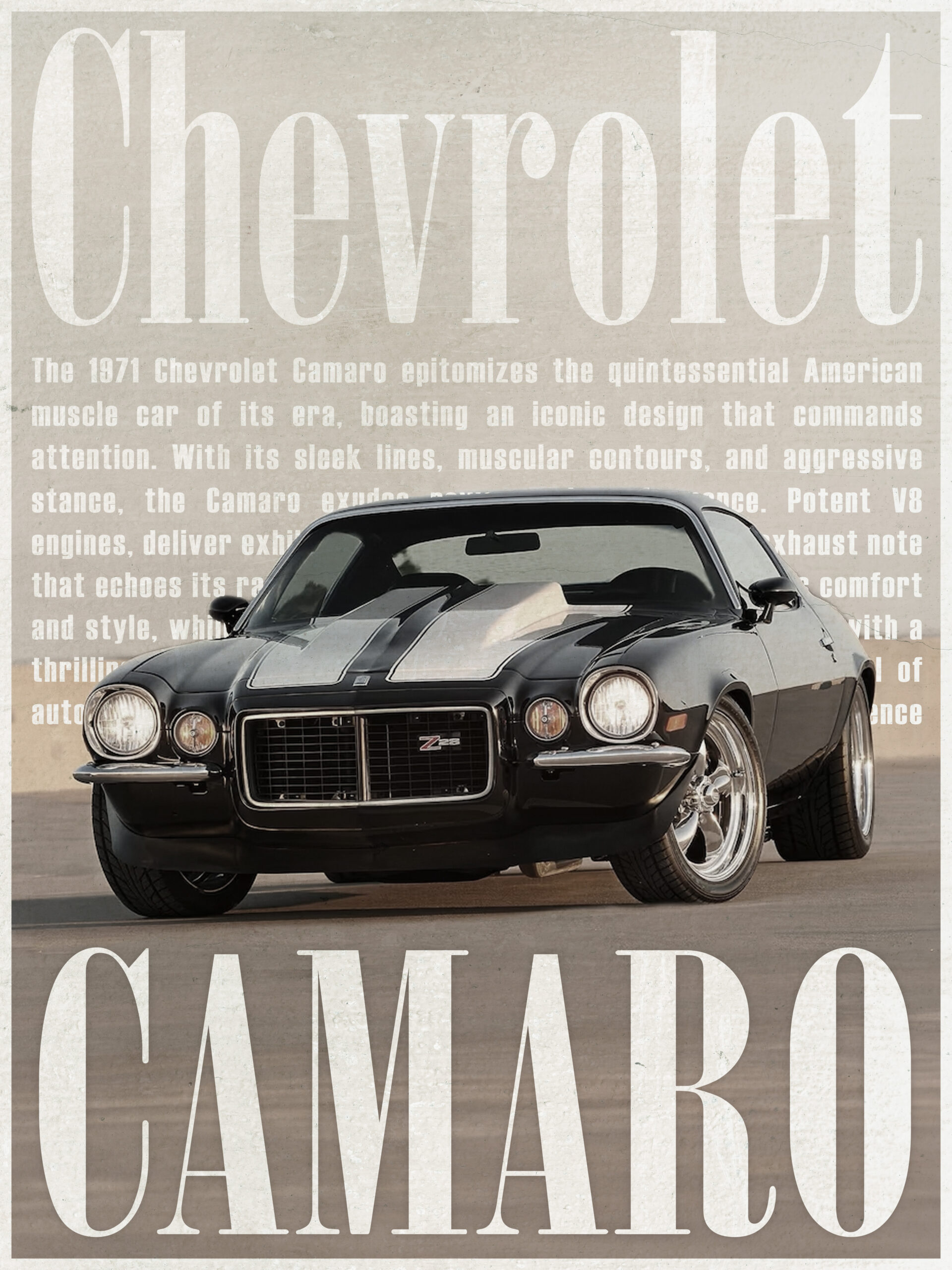 Camaro Poster